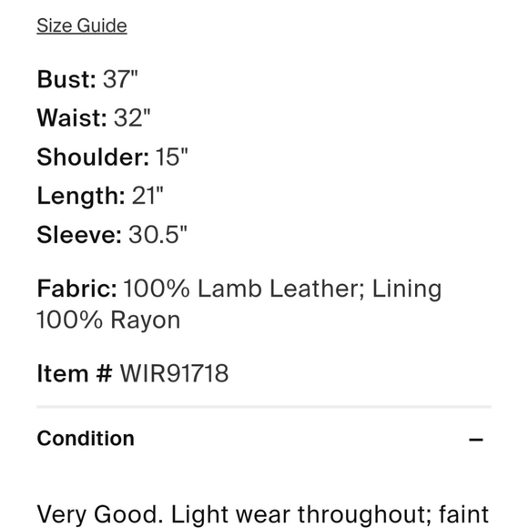 IRO pattern lamb leather medium moto jacket - Picture 5 of 5